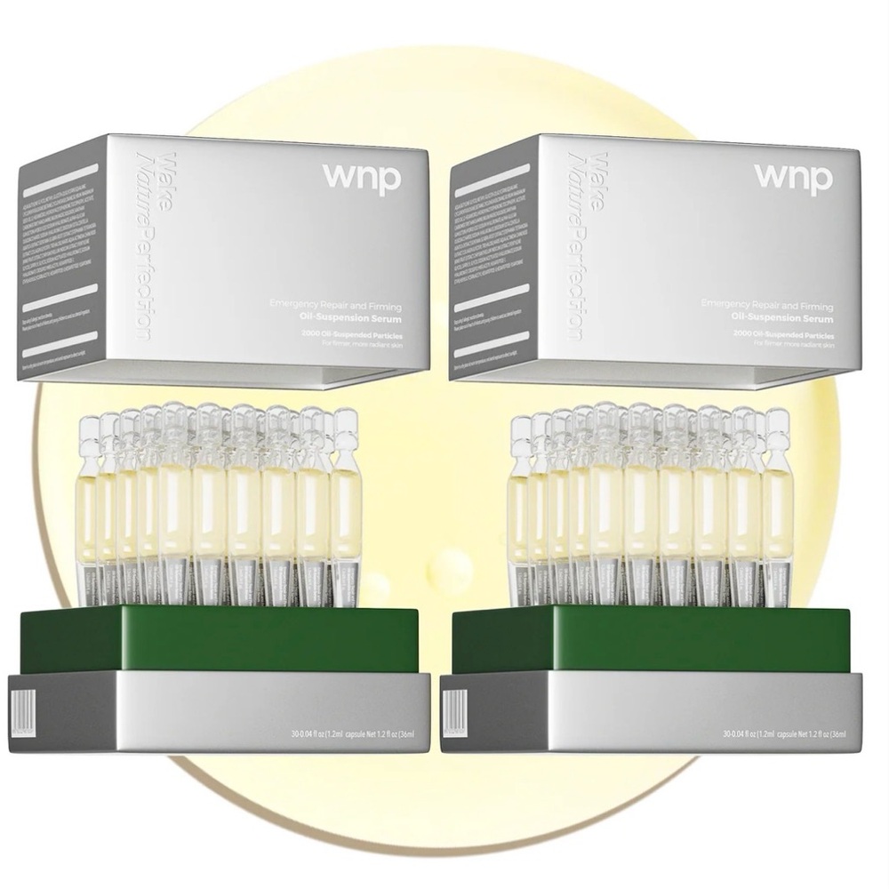 2-Pack WNP Emergency Repair and Firming Oil-Suspension Serum 60 Vials - Sealed